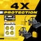 Fuel Stickers Diesel Sticker, Fuel Tanks & Outdoor Power Equipment, Hvy-Dty, Extreme Stick, 1'' Dia, 4PK Z-1RDO-4PK - alternate 5